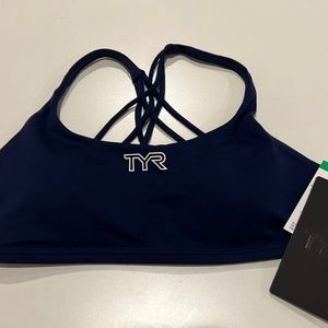 TYR sports bra - classic - dark Blue